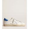 Schoenen Golden Goose | Superster Creme/Zilver/Blauw