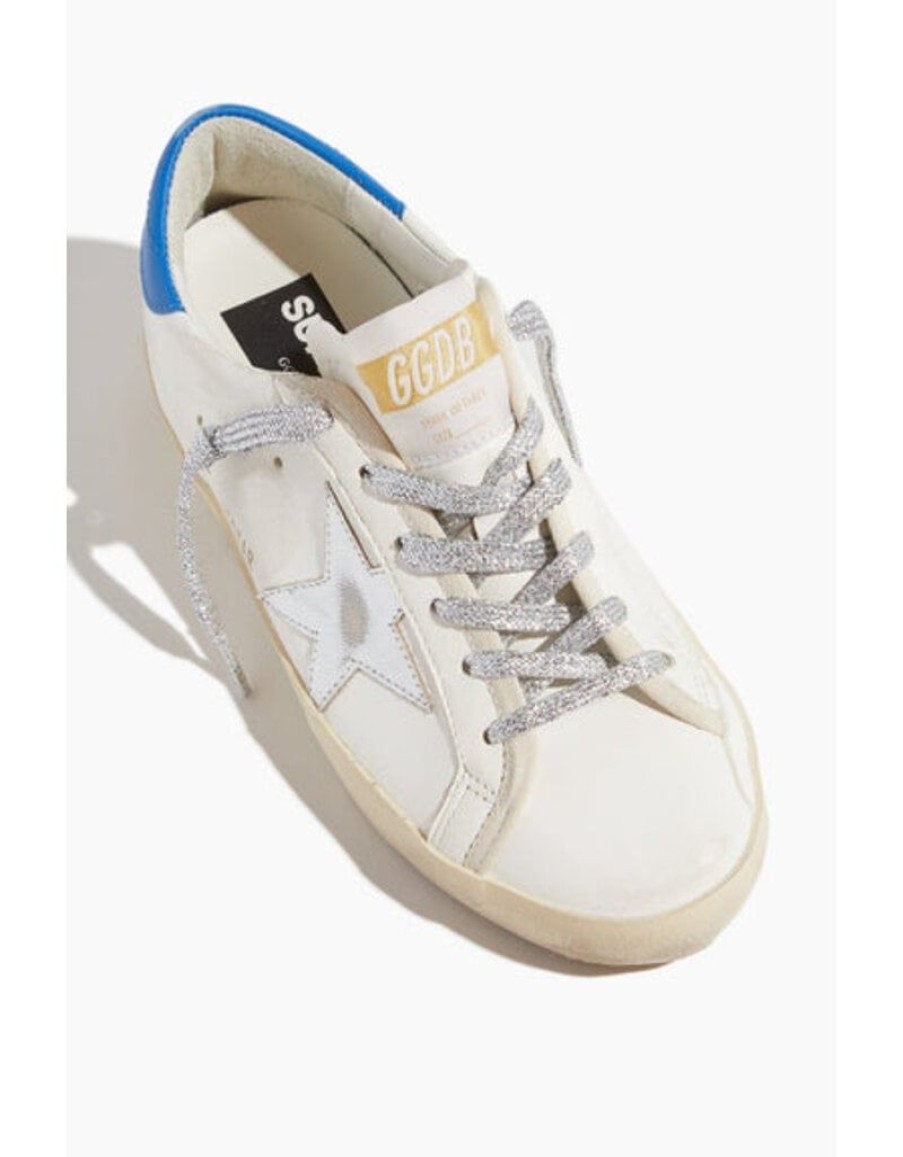 Schoenen Golden Goose | Superster Creme/Zilver/Blauw