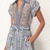 Kleding Zimmermann Overhemden + Bloezen | Matchmaker Ingerichte Blouse Blu Bndna