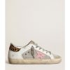 Schoenen Golden Goose | Sprstr Net Slvr/Wht/Pnk/Leo