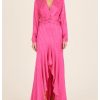 Kleding Silvia Tcherassi | Albarella-Jurk Fuchsia